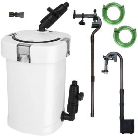 3-Stage External Canister Filter For Aquarium Fish Tank With 600L/H Flow Rate (Option: L)